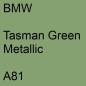 Preview: BMW, Tasman Green Metallic, A81.